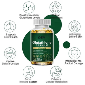 Oem Private Label L-Glutathion 1000Mg Softgels Capsules Gezondheidszorg Supplement Voor Het Bleken Van De Huid - Product Image 5