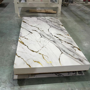 Yüksek parlak Uv mermer levha kolay kurulum kolay temiz Uv duvar paneli Modern stil toptan lüks Uv Pvc levha - Product Image 6