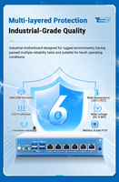 Computadora Industrial de 8 Núcleos RK3588 con 6 Puertos Gigabit LAN, Gateway Integrado sin Ventilador, PC Industrial Integrado para Control de Automatización