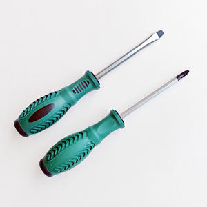 Green Magnetic Screwdriver 100Mm Ph2 Sl6 Cross Head Vanadium Steel Hex Shank Household Tool Set With <b>Strong</b> <b>Magnet</b> - Product Image 3