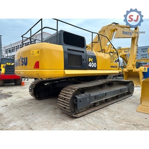 Excavatrice hydraulique Komatsu PC400 40t d'occasion du Japon - Moteur d'origine, faible nombre d'heures et bon état, en vente, prête à être expédiée - Product Image 5