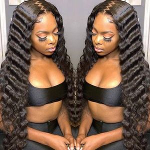 Trio de perruques en <span class=keywords><strong>cheveux</strong></span> péruviens lâches et profonds de 30 à 40 pouces, couleur ombrée avec racines foncées, mèches colorées, extensions de <span class=keywords><strong>cheveux</strong></span> bouclés et perruques pour femmes - Product Image 3