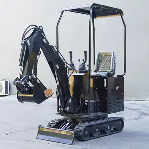 Chinese Productie Mini Digger 1 Ton Graafmachine Diesel Met Europese En Amerikaanse Epa Normen