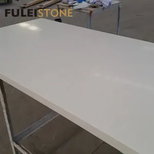 Prefab Màu Trắng Tinh Khiết Composite Thạch Anh <span class=keywords><strong>Countertop</strong></span> Cho Trong Nhà Bếp - Product Image 1
