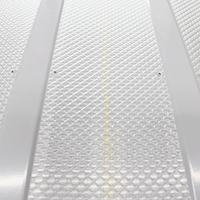 Panneau lumineux rétroéclairé 2x2 à LED 36W 3500K, 17 ans+ d'expérience, haute luminosité, anti-éblouissement, diffuseur prismatique en PS, corps en aluminium, IP44, pour la maison et le bureau