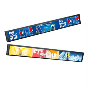 Tira de señalización digital montada en la pared, pantalla LCD, letrero minorista para estantes de supermercado, pantalla de barra estirada AD para centros comerciales - Product Image 2