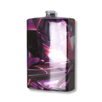 Bouteille de parfum Eco-Friendly Professional Reed Diffuseur Luxury Spray Frosted Dark Purple Roller Round Oil 100ml Bouteille de parfum