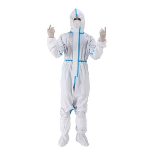 Surgical Coverall Hospital Ce Clothing Non-Woven Sterile Waterproof Disposable White Isolation Gown