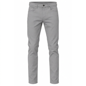 Pantalon Chino Extensible en Coton pour Homme MI-07 – Décontracté, Échantillon en 7 Jours, Vente en Gros, Fabrication OEM Personnalisée - Product Image 1