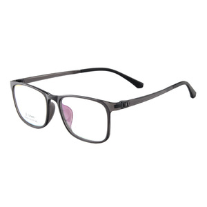 Lunettes de vue carrées Beta Ultem 67059 unisexe, anti-lumière bleue, monture complète, verres en résine, design pour visages fins - Product Image 2