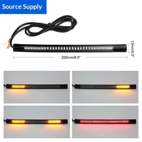 Feux de signalisation de moto à LED 48-SMD, étanches, pour plaque d'immatriculation, jaune ambre, en stock direct usine