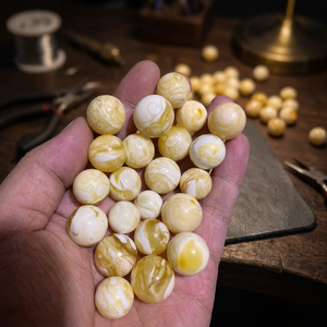 Boules de pierres précieuses blanches naturelles polies, art populaire, Feng Shui, mascotte, décoration intérieure, bijoux DIY, objets de collection, vente en gros - Product Image 5