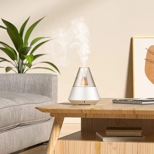 Diffuseur d'huiles essentielles à commande à distance avec logo personnalisé, humidificateur ultrasonique, design de diffuseur de lumière de bougie pour la maison - Product Image 3
