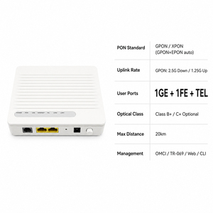 Factory Supply HG8120C Striped XPON WiFi ONU 1GE 1FE GPON XPON Compatible ISP Fiber Modem Device For FTTH Network - Product Image 2