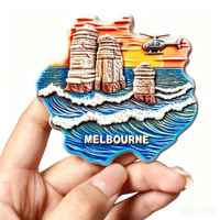 Australie Océanie Aimants de réfrigérateur 3D Souvenirs touristiques Aimants de réfrigérateur Autocollants de collection Articles de décoration cadeaux artisanaux