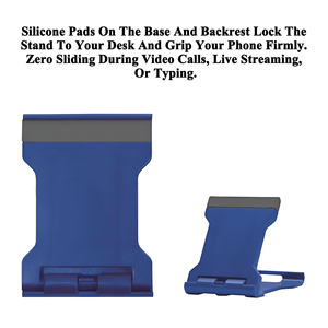 Support de téléphone portable universel pliable mini réglable antidérapant en plastique portable avec logo personnalisé - Product Image 2