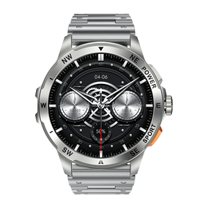 2025 AK77 Sport <b>Smart</b> <b>Watch</b> IP67 1.43Inch AMOLED Display for Touch Screen Heart Rate Sleep Monitoring Alloy <b>Case</b> Silica - Product Image 3