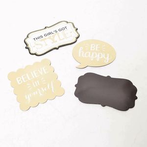 Aimants de réfrigérateur promotionnels en acrylique vierge 2D/3D en résine, personnalisables par impression UV, pour cadeaux, vente en gros - Product Image 5