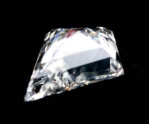 Anillo de compromiso con colgante de diamante de corte único tipo cometa de 1.09 CT, 9.4x6.8mm, cultivado en laboratorio, certificado IGI - Product Image 1