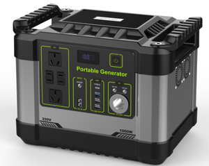 Générateur solaire portable 2500Wh 1000W avec MPPT, prises AC 220V et DC 12V pour la maison, le camping en extérieur et les situations d'urgence - Product Image 4