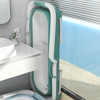 Vente en gros de baignoires pliantes portables en plastique de haute qualité, à bas prix, version luxe, 150 cm, grande taille, pour adultes