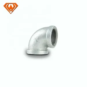 Din2950 tiêu chuẩn đính cườm chủ đề hai lần mạ kẽm sắt dễ uốn phụ kiện đường ống với xương sườn - Product Image 4