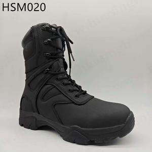 CXT, Botas Tácticas Resistentes para Terreno Montañoso, <span class=keywords><strong>de</strong></span> Cuero Nubuck Negro/Café, para Senderismo, <span class=keywords><strong>Trekking</strong></span> y Camping, Botas <span class=keywords><strong>de</strong></span> Combate para Hombre HSM020 - Product Image 2