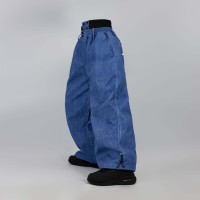 Pantalon de ski baggy d'hiver personnalisé OEM XL grande taille respirant et coupe-vent avec fermeture à glissière combinaisons de ski chauffantes pour l'hiver