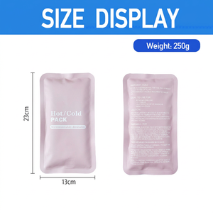 BINGYUAN OEM - Compresa de Gel Reutilizable y Ajustable para Terapia de Frío y Calor, 23x13cm, para Recuperación de Lesiones y Alivio del Dolor de Cabeza - Product Image 3