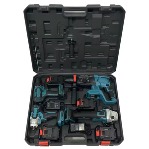 Electric Tool Set - 4-piece Set for Home Decoration and Factory <strong>Use</strong>, Multi-functional Lithium-ion Electric Tools - Product Image 2
