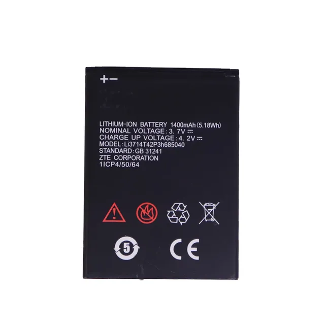 For ZTE Li3714T42P3h685040 1400mAh Battery Replacement for ZTE Devices 11CP4/50J64 ZTE