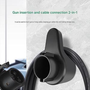 Soporte/Base para Pistola de Carga de Vehículos Eléctricos (J1772/CCS/Tipo 2/GB/T), Organizador de Cables y Soporte para Conector - Product Image 6