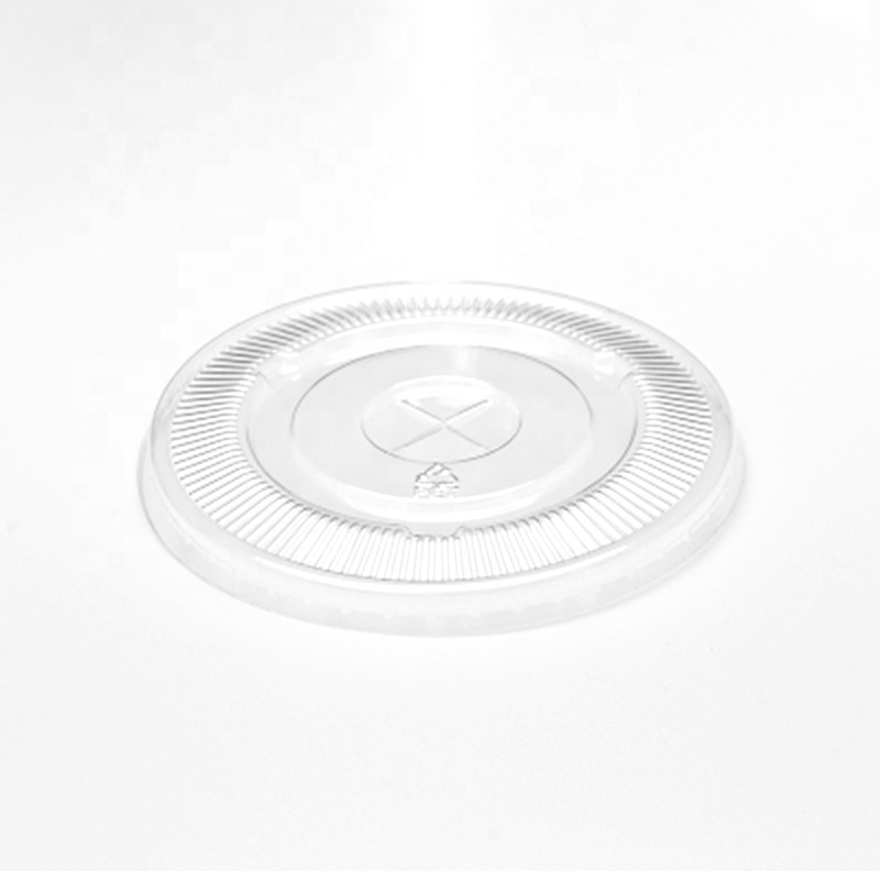 Universal Clear Plastic Flat Lid Coffee Cup Lids