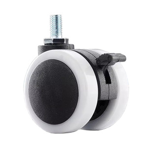 Roulettes Norton Furniture Caster 1,5-2 pouces en PU, pivotantes et silencieuses, pour chaise de bureau, équipement médical - Product Image 4