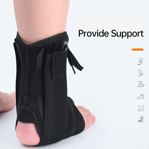 Attelle de cheville de sport Sangle de compression Manches de soutien 3D Weave Bandage élastique attelle de cheville attelle de talon pour la douleur au talon - Product Image 4