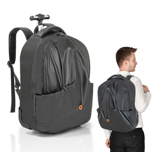 Equipaje de mano Bolsa de viaje con <span class=keywords><strong>ruedas</strong></span> <span class=keywords><strong>Mochila</strong></span> de diseño personalizado <span class=keywords><strong>Mochila</strong></span> negra <span class=keywords><strong>Mochila</strong></span> para computadora portátil con <span class=keywords><strong>ruedas</strong></span> de 17,3 pulgadas - Product Image 1