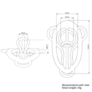 อุปกรณ์รัดขาแบบคุณภาพสูง MK6 สำหรับผู้ชาย ช่วยป้องกันการกระตุ้นทางเพศ สามารถใช้ร่วมกับเข็มขัดได้ - Product Image 6
