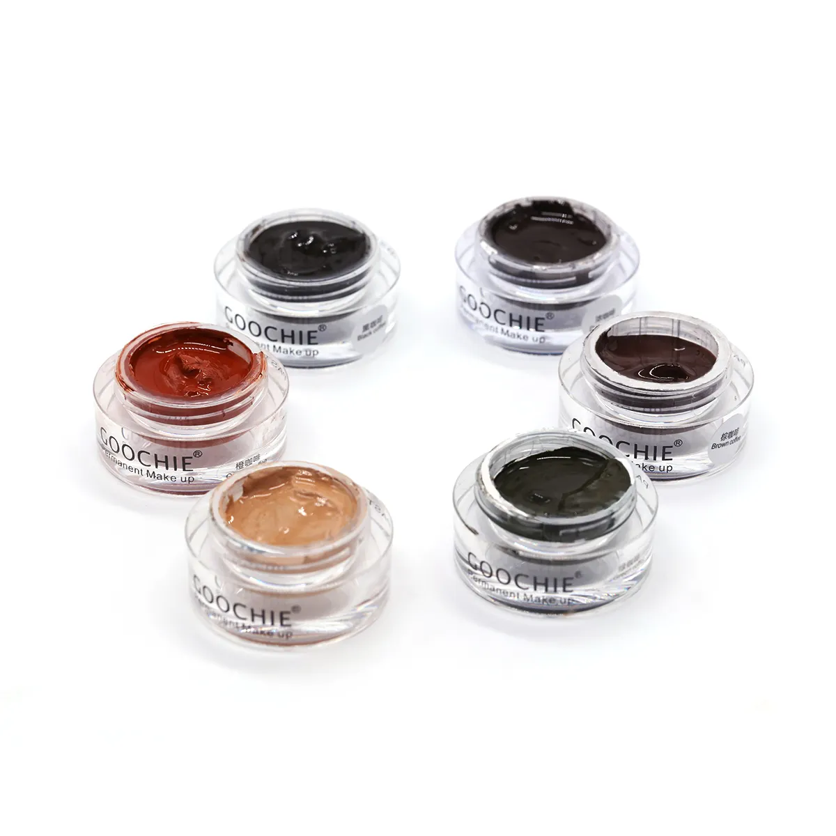 GOOCHIE 5ミリリットルPaste Permanent Makeup Tattoo Ink Microblading Pigment For Eyebrow