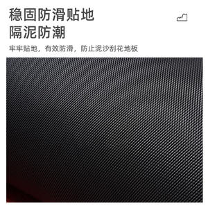 Tapis de porte en cuir rétro américain Madrid, motif géométrique, antidérapant, en fibre de polyester, pour la maison, la salle de bain, l'entrée - Product Image 1