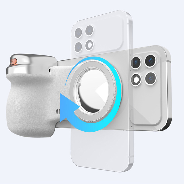 Wholesale Magnetic Smartphone Handle Grip Phone Camera Versatile Wireless Remote Handle Grip BT Remote for IOS Android