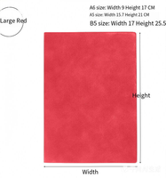 Carnet de notes professionnel personnalisé avec logo imprimé, couverture en papier, agenda quotidien, reliure parfaite, couverture mate douce au toucher, couleurs personnalisées