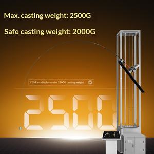 Canne à pêche télescopique en carbone ultralégère 5 sections, ultra-rigide, haute teneur en carbone, 116g, pour la pêche en plateforme - Product Image 4