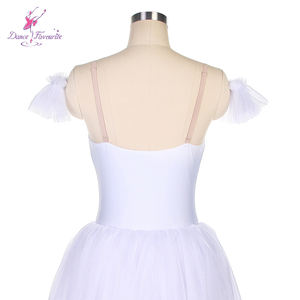 Tutù Lungo Stile Canotta Bianco <span class=keywords><strong>per</strong></span> Danza Classica <span class=keywords><strong>per</strong></span> Bambini e Adulti Esibizione 18008 - Product Image 6