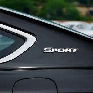 卸売レーシングスポーツ3DロゴABSカスタムバッジ車のステッカーデザイン装飾ユニバーサルカー用