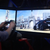 Machine de jeu de course de réalité virtuelle 9D multijoueur, simulateur de conduite de voiture de course, simulateur de course VR, en plastique, certifié CE, 1 ensemble