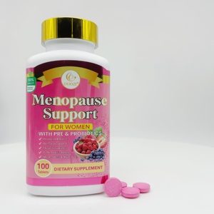Tabletas de Apoyo para la Menopausia DUOZI, Suplemento Herbal, Fórmula de Probióticos para el Equilibrio Hormonal, Marca Privada OEM - Product Image 1