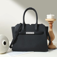 Sac à bandoulière à bandoulière en cuir de vachette première couche haut de gamme Togo grande capacité avec fermeture éclair pour les déplacements quotidiens mode unique