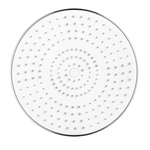 Testa <span class=keywords><strong>doccia</strong></span> rotonda da 9 pollici a funzione singola cromata con G1/2 ugelli di plastica a sfera per pulire gli ugelli per bagno - Product Image 3