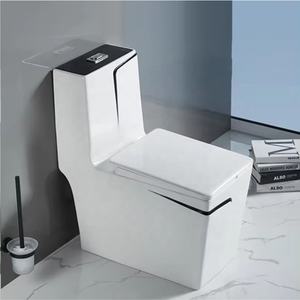 יוקרה מודרנית צבע ברסלונה מלכודת inodoro זהב קו אמבטיה פורצלן קערת אסלה קערת שירותים גבוהה קומדית עם תכונות מפתח - Product Image 5