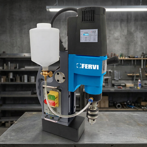 Machine à percer magnétique FERVI, outil de précision à haute efficacité pour divers matériaux, force magnétique maximale de 8500 N, perçage de 20 mm - Product Image 3